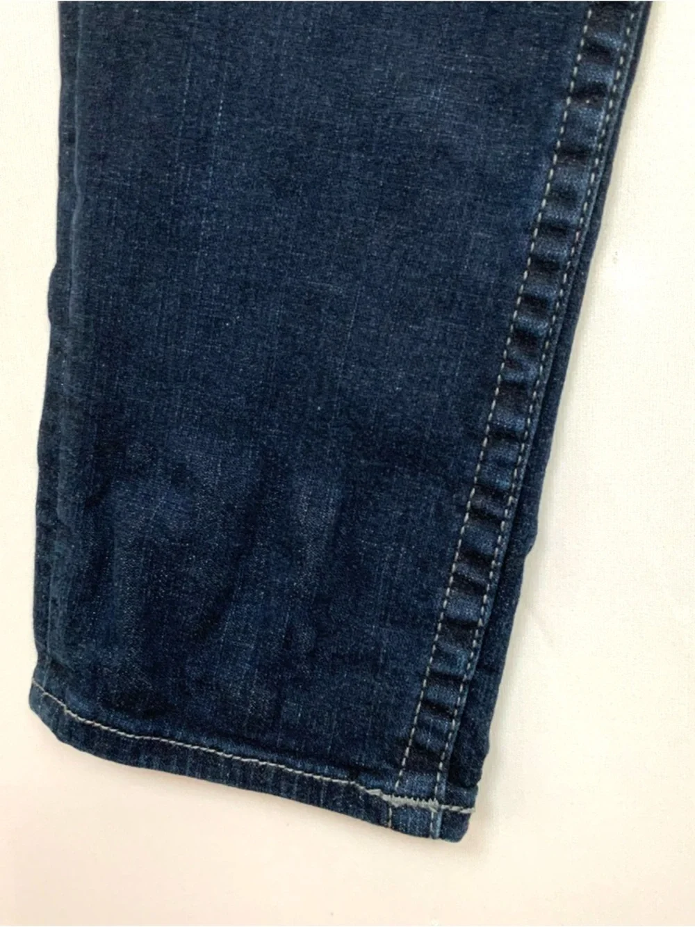 True Religion‎ Mens Sz 30 Rocco Relaxed Skinny Dark Wash Jeans Stretch (32x33)